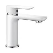 Baterie umywalkowe - Mexen Alfa bateria umywalkowa, biała/chrom - 745700-02 - miniaturka - grafika 1