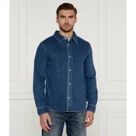 Koszule męskie - CALVIN KLEIN JEANS Jeansowa koszula Regular Fit - miniaturka - grafika 1