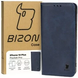Bizon Etui Case Pocket Pro do Apple iPhone 14 Plus, granatowe - Etui i futerały do telefonów - miniaturka - grafika 1