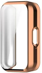 Etui Bizon Case Watch Felipe do Galaxy Fit 3, różowozłote - Akcesoria do smartwatchy - miniaturka - grafika 1