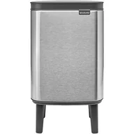 Kosze na śmieci - Kosz na śmieci uchylny BRABANTIA 227103 Bo Bin Hi uchwyt do przenoszenia, zatrzaskiwane nogi, wyjmowane wiadro 4L Stalowy - miniaturka - grafika 1