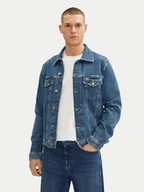 Kurtki męskie - Tommy Jeans Kurtka jeansowa Ryan DM0DM21047 Niebieski Regular Fit - miniaturka - grafika 1