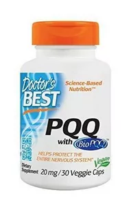 Doctors Best Suplement Prozdrowotny PQQ 20mg 30 caps - Witaminy i minerały dla sportowców - miniaturka - grafika 1