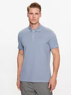 Koszulki męskie - Geox Polo Piquet M3510B-T2649 F4508 Biały Regular Fit - miniaturka - grafika 1
