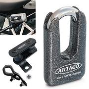 Akcesoria motocyklowe - Artago 69T5 Pack Blokada Tarczy Hamulcowej Wysoki Poziom Bezpieczeństwa + Uchwyt do Ducati Monster Diavel, Homologowane SRA, Sold Secure Gold, ART4 - miniaturka - grafika 1