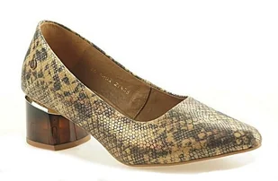 Czółenka Maciejka 04602-43 złoty gad - Czółenka - miniaturka - grafika 1