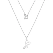 Naszyjniki - Srebrny naszyjnik stetoskop - miniaturka - grafika 1