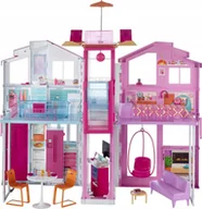 Lalki dla dziewczynek - Barbie DLY32 Piętrowy domek dla lalek, winda GNH53 - miniaturka - grafika 1
