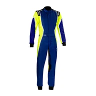 Odzież do sportów motorowych - Kombinezon kartingowy dziecięcy Sparco X-LIGHT K MY22 niebiesko-żółty (CIK-FIA) - miniaturka - grafika 1