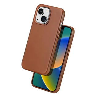 Dux Ducis Naples etui iPhone 14 Plus magnetyczny skórzany pokrowiec MagSafe brązowe - Etui i futerały do telefonów - miniaturka - grafika 2