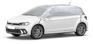 Akcesoria motoryzacyjne - WALSER Plandeka samochodowa All Weather Basic, wodoszczelna, w 100% odporna na warunki atmosferyczne, plandeka samochodowa do użytku na zewnątrz, wodoszczelna, rozmiar M, srebrna - miniaturka - grafika 1