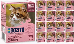Bozita Cat Siekana Wołowina W Galaretce 16 x 370g - Mokra karma dla kotów - miniaturka - grafika 1