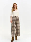 Spodnie damskie - Spodnie damskie beżowe - SSP4346BE spodnie długie - TOP SECRET - Odzieżowy sklep internetowy TOP SECRET - miniaturka - grafika 1