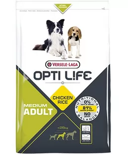 Versele-Laga Opti Life Adult Medium 2,5 kg - Sucha karma dla psów - miniaturka - grafika 1