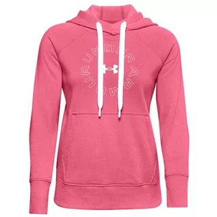 Bluzy damskie - Bluza damska Under Armour Rival Fleece Metallic Hoodie - grafika 1