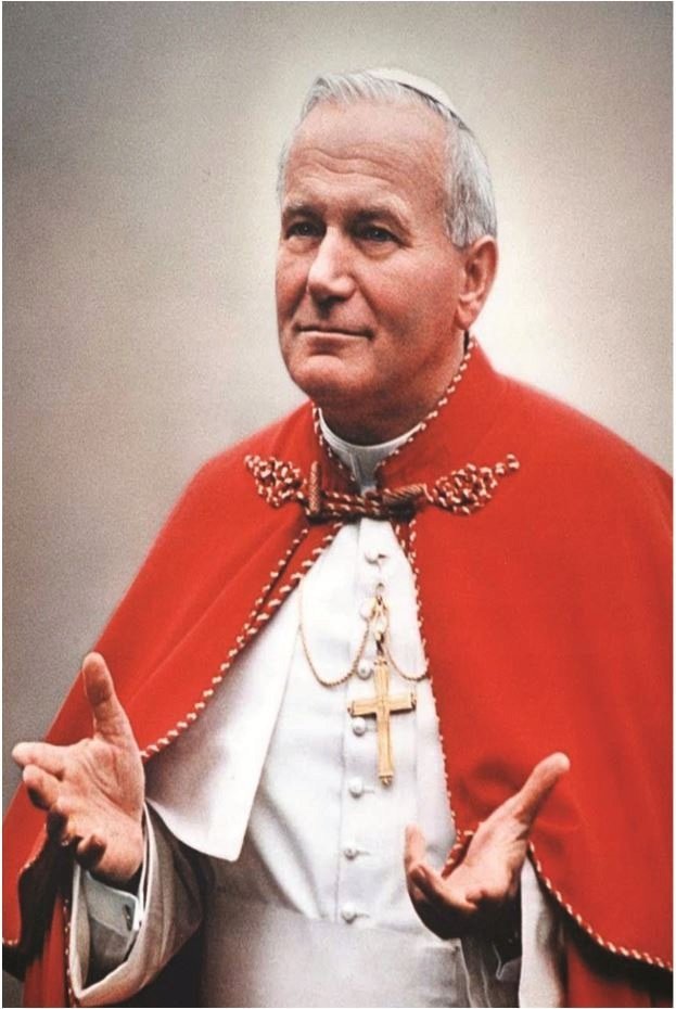 PUZZLE Jan Paweł Drugi II 2 Papież POPE + IMIĘ Pudełko 120 el.