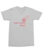 Koszulki i topy damskie - Koszulka z nadrukiem DMUCHNIJ MNIE Śmieszna Zabawna Humorem Szara L - miniaturka - grafika 1