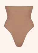 Majtki damskie - Skims Stringi Modelujące Seamless Sculpt beige - miniaturka - grafika 1