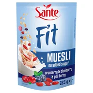 Płatki śniadaniowe i musli - Sante FITAL ŻURAWINA BORÓWKA GOJI 225G zakupy dla domu i biura 43721117 - miniaturka - grafika 1