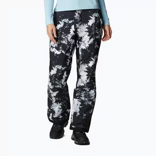 Spodnie narciarskie damskie Columbia Kick Turner Insulated czarno-białe 1910081 - Spodnie narciarskie - miniaturka - grafika 1