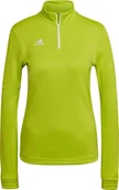 Bluzy damskie - Adidas Bluza damska adidas Entrada 22 Top Training limonkowa HC5052 2XS - miniaturka - grafika 1