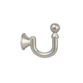 Akcesoria do wystroju okien - Haczyk metalowy mały satyna nikiel 30 mm Bojanek - miniaturka - grafika 1