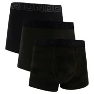 Majtki męskie - Bokserki męskie Under Armour Performance Cotton - Print 3in 3Pack Baroque Green M - miniaturka - grafika 1