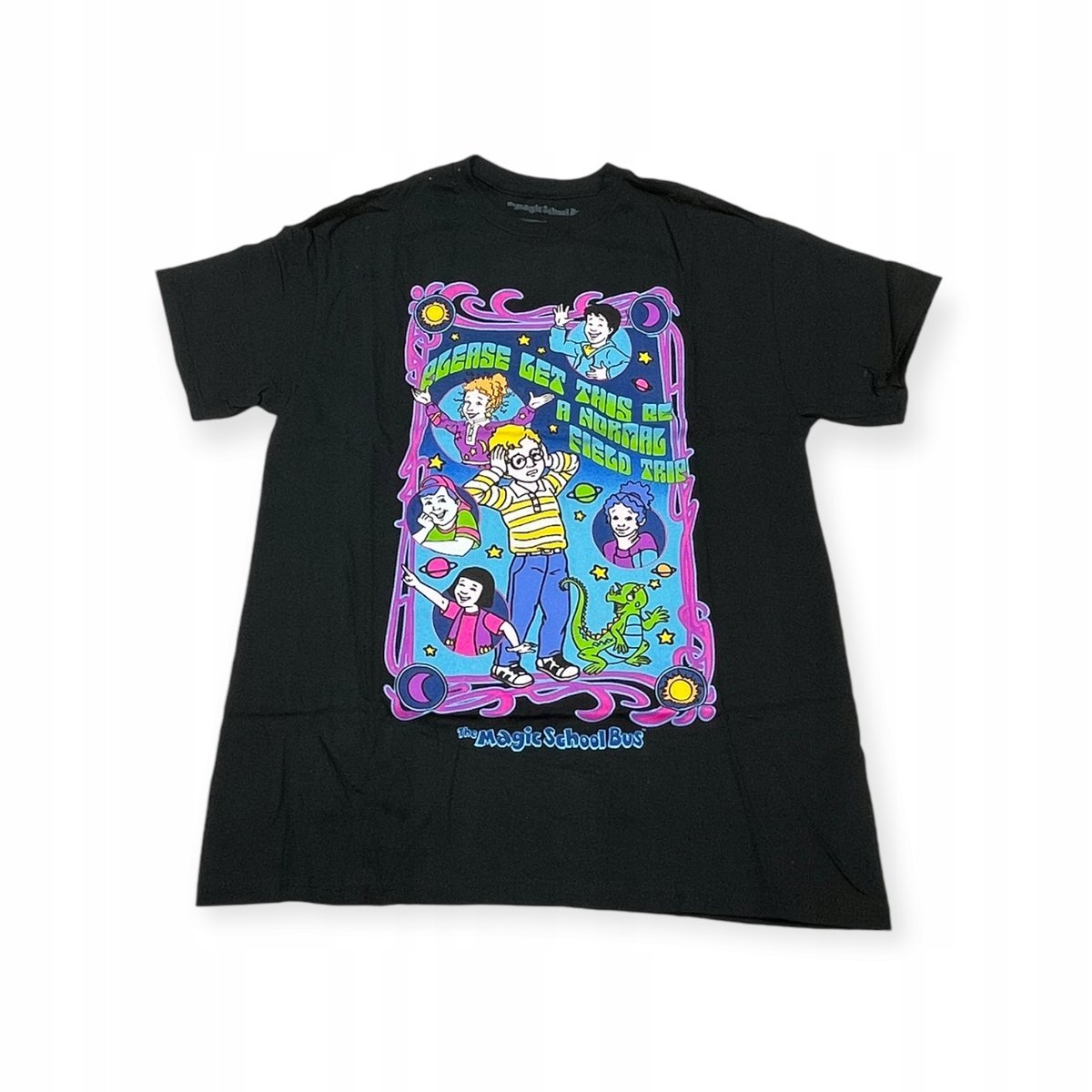 Koszulka T-shirt męski okrągły dekolt SPENCER'S THE MAGIC SCHOOL BUS M