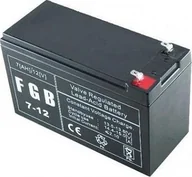 Baterie do zasilaczy awaryjnych UPS - EMU Bateria FGB7-12 12V/7Ah - miniaturka - grafika 1