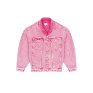 Kurtki damskie - Wrangler Damska kurtka Jumbo Trucker Denim, ICEPOP, XXL - miniaturka - grafika 1