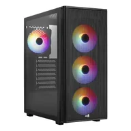 Obudowy komputerowe - Aerocool Designer ARGB czarna Designer-G-BK-v2 - miniaturka - grafika 1