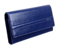 Portfele - Portfel Damski WILMAR (PL) Klamra 16 cm Skóra Włoska Z Kartami P15K Ozdobna Nitka 2 RFID - miniaturka - grafika 1