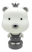 Lampy stojące - Szara lampka nocna w kształcie misia - 4X A365 R6-L79 - miniaturka - grafika 1