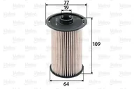 Filtry paliwa - Filtr paliwa Valeo 587925 - miniaturka - grafika 1