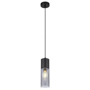 Globo Annika 21000HB lampa wisząca zwis 1x25W E27 dymiona/czarna - Lampy sufitowe - miniaturka - grafika 1