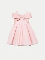 Sukienki i spódniczki dla dziewczynek - Abel & Lula Sukienka elegancka 5031 Różowy Regular Fit - miniaturka - grafika 1