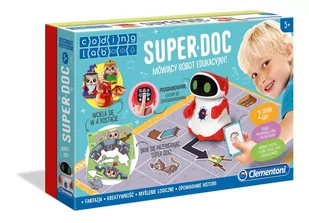 Clementoni Super Doc Mówiący robot edukacyjny 50640 - Roboty dla dzieci - miniaturka - grafika 2