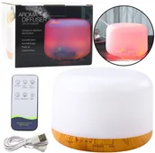 Nawilżacze powietrza - Nawilżacz Powietrza Dyfuzor Aromaterapia Lampka Nocna LED Pilot 300ml - miniaturka - grafika 1