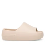 Klapki i japonki damskie - Klapki Hunter S55796B Beżowy - miniaturka - grafika 1