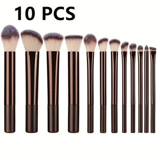 TEMU PICK Maange Profesjonalny Zestaw Miękkich Pędzli do Makijażu, 1 Wielofunkcyjnych Pędzli do Pudru i Kremów, Narzędzia do Makijażu dla Kobiet, - Pędzle do makijażu - miniaturka - grafika 1