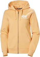 Bluzy damskie - Helly Hansen damska bluza z kapturem W HH LOGO FULL ZIP HOODIE 2.0 34461 316 XL - miniaturka - grafika 1
