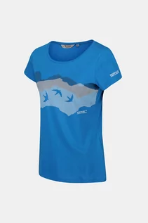 Koszulki sportowe damskie - Regatta T-shirt - Niebieski - Kobieta - 14 UK(L) - RWT208-M0X - grafika 1