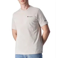 Koszulki sportowe męskie - Koszulka Champion Crewneck 219214-ES057 - beżowa - miniaturka - grafika 1