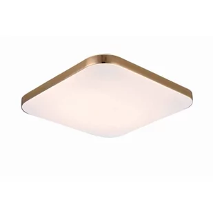 Złoty plafon LED barwa neutralna LP-335/1C M 4GD SQUARE z serii BABILON - Lampy sufitowe - miniaturka - grafika 1