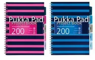 Notesy i bloczki - Pukka Pad Kołonotatnik P.Book Navy A5 200k. - miniaturka - grafika 1