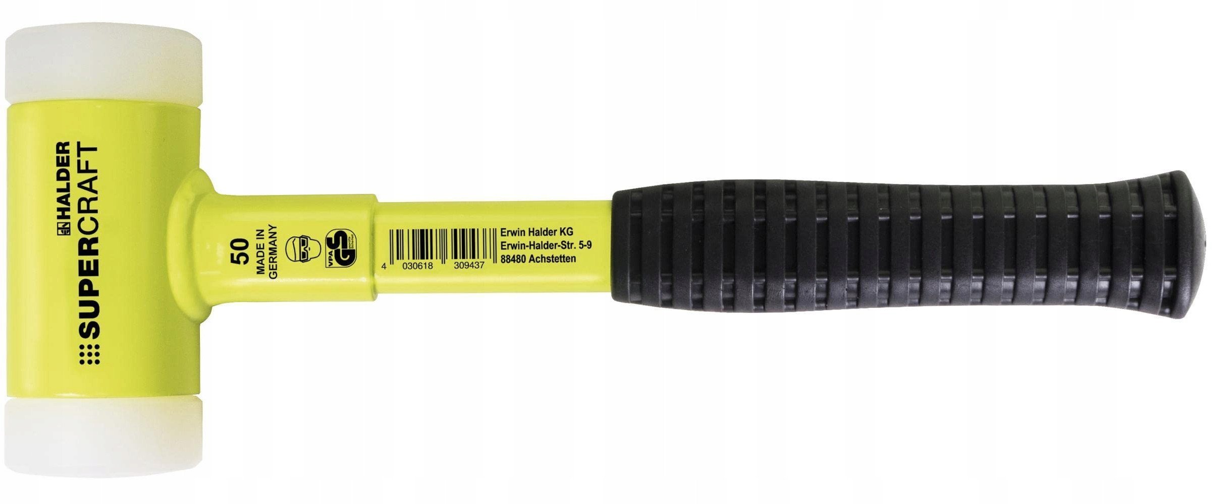 Halder SUPERCRAFT soft-face mallet 60 SUPERCR yellow Grip