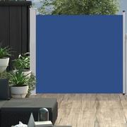Markizy - vidaXL vidaXL Wysuwana markiza boczna na taras, 170 x 300 cm, niebieska - miniaturka - grafika 1