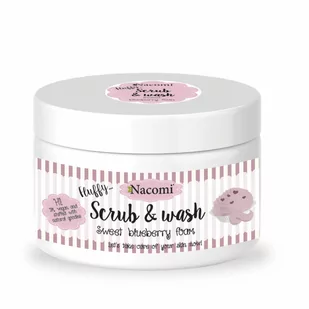 Nacomi pianka peelingująco-myjąca słodka borówka 180ml - Peelingi do ciała - miniaturka - grafika 1