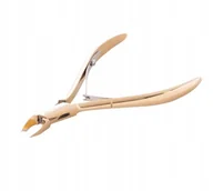 Akcesoria do paznokci - Aba Group Cążki Do Skórek Złote Profesjonalne 4mm 1133 - miniaturka - grafika 1