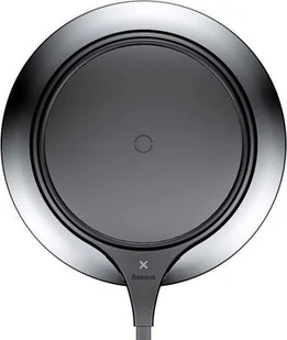Ładowarka Baseus Ładowarka indukcyjna Qi Baseus Metal Wireless 10W Czarna - Ładowarki do telefonów - miniaturka - grafika 3